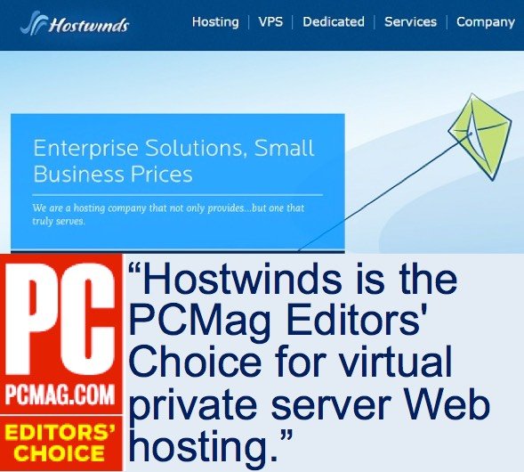 Hostwinds PCMag editor choice